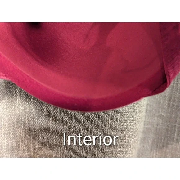 Women Victoria's Secret 36DD Mesh Velvet Padded Push-Up Bra Fuschia EUC - Picture 10 of 12